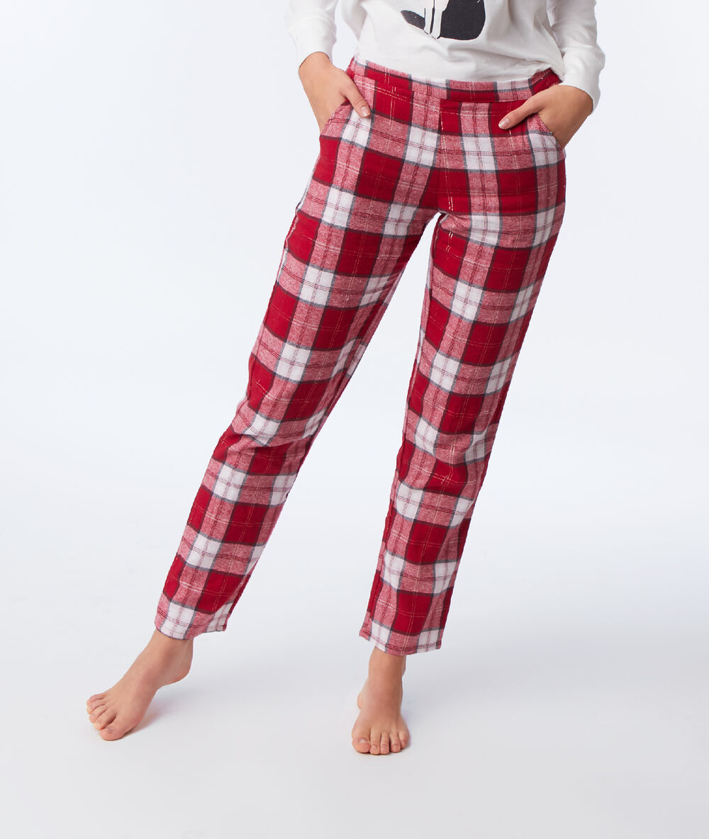 Pyjama trois pièces chaton rose.