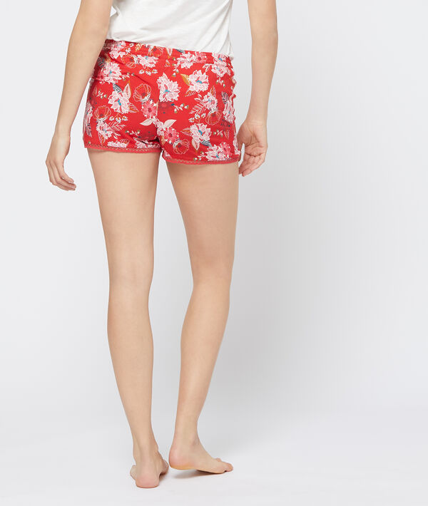 Short imprimé fleurs de lotus Short imprimé fleurs de lotus;${refinementColor}