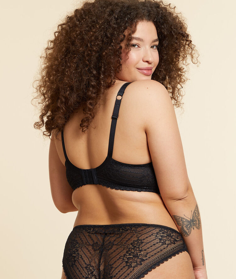 Soutien-gorge n°5 - coques fines noir.