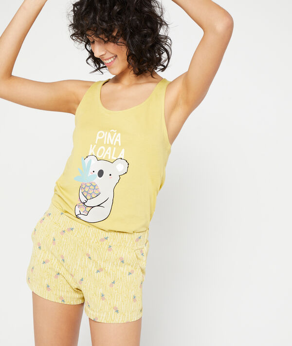 Shorts met ananasprint Shorts met ananasprint;${refinementColor}