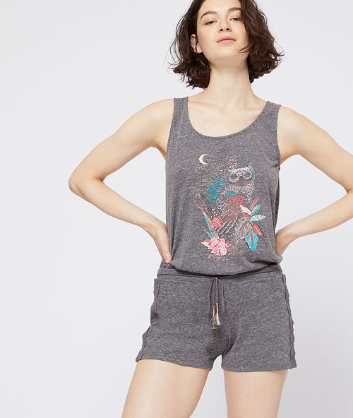 Short &agrave; nouer anthracite.