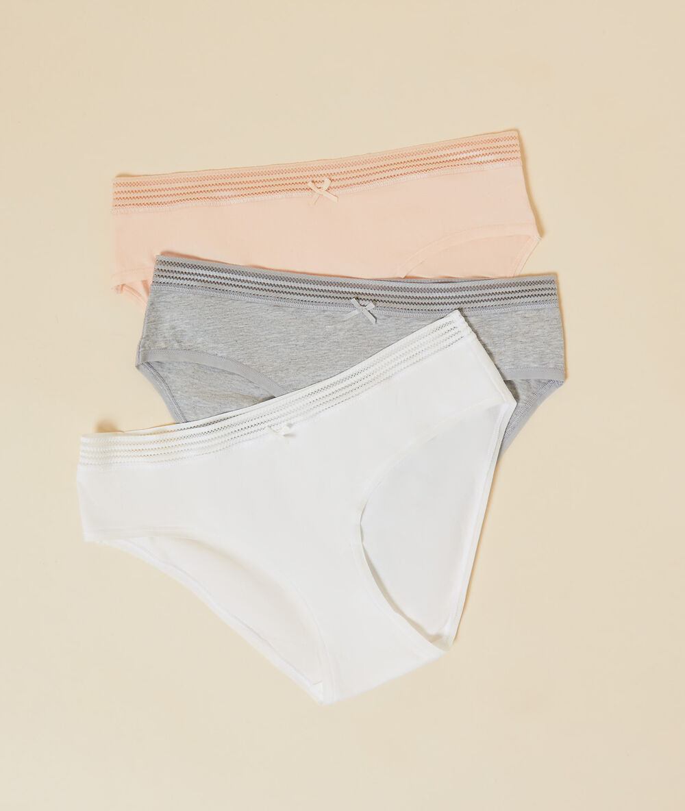 Lot de 3 culottes multicolore.