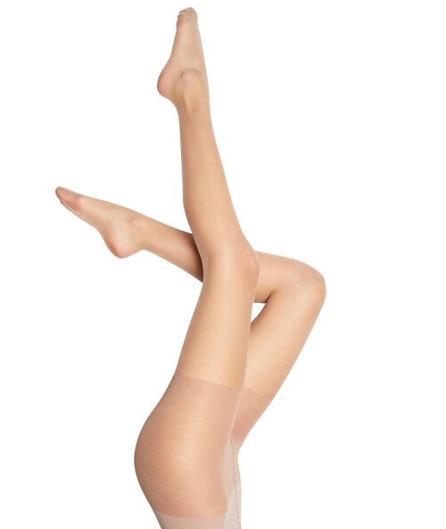 Panty voile modellerend, 5d dune.