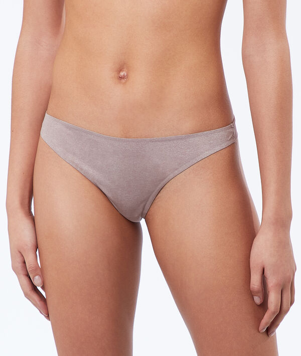 Tanga microvezel gespikkeld tricot Tanga microvezel gespikkeld tricot