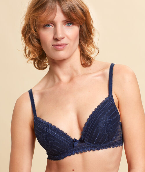 Soutien-gorge n&deg;2 - push-up marine.