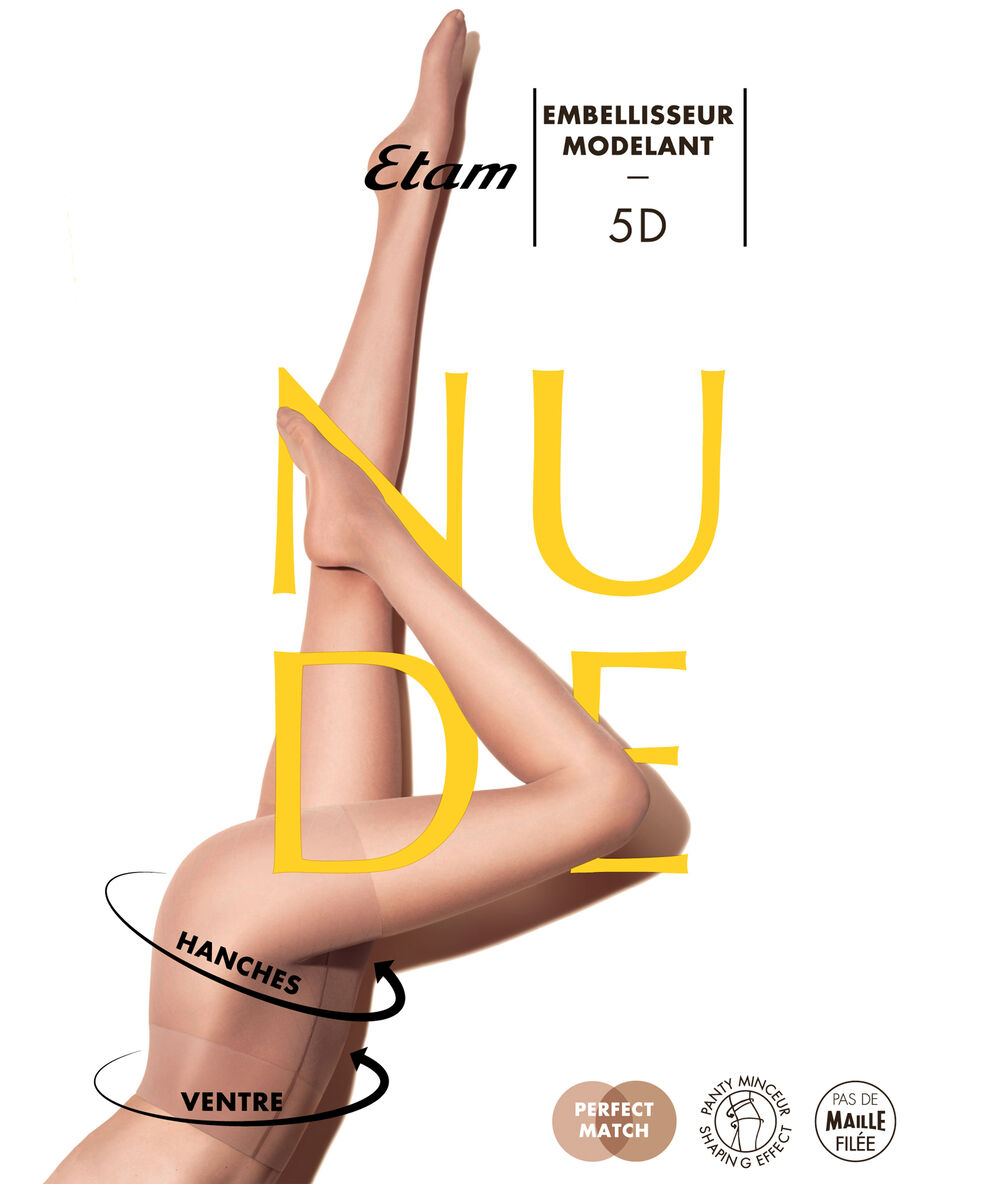 Collants modelants voile, 5d naturel.