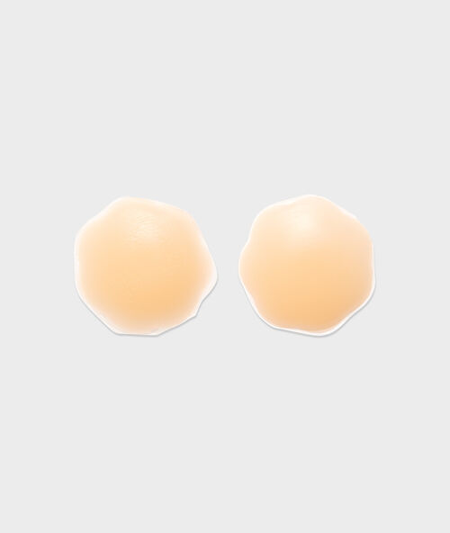 Maxi siliconen push-up cups nude.