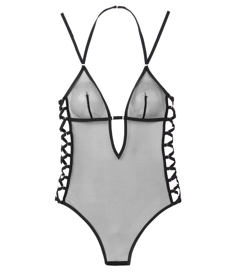 Body tulle noir.