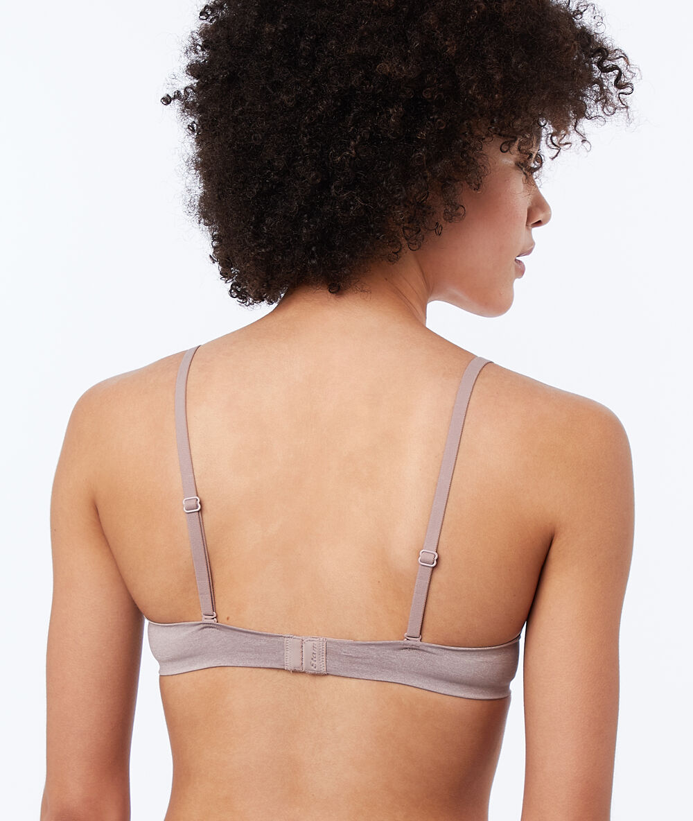 Soutien-gorge n°5 - coques fines taupe.