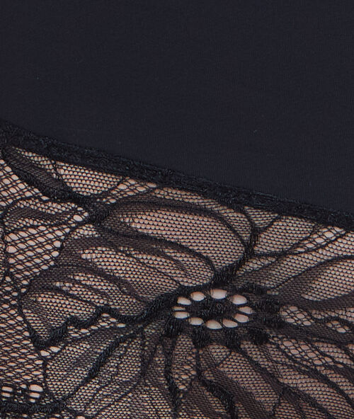 Culotte taille haute - niveau 3 : silhouette remodelée noir.