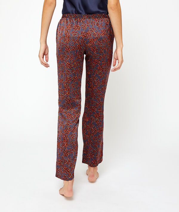 Pantalon imprimé satiné Pantalon imprimé satiné;${refinementColor}