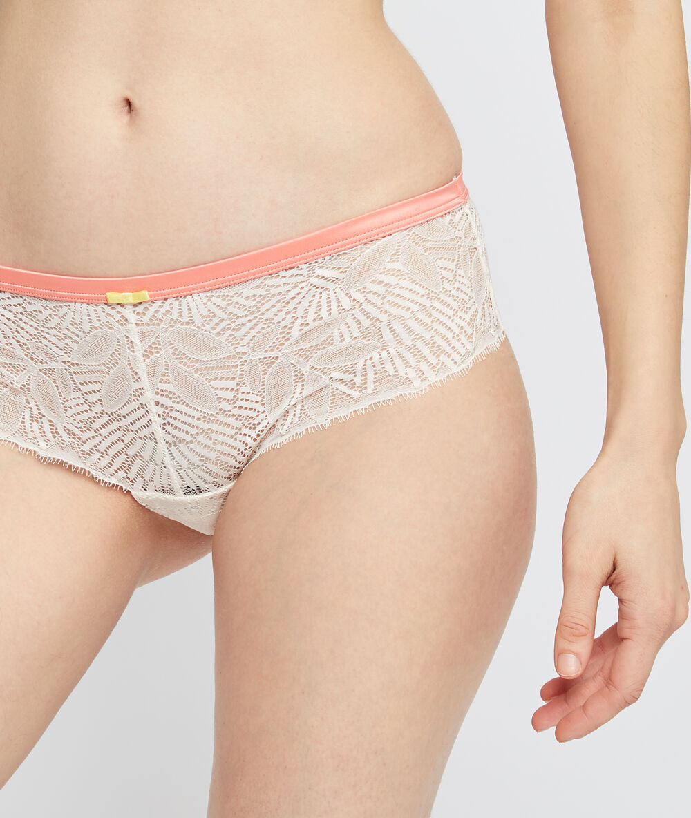 Shorty in kant veelkleurig.