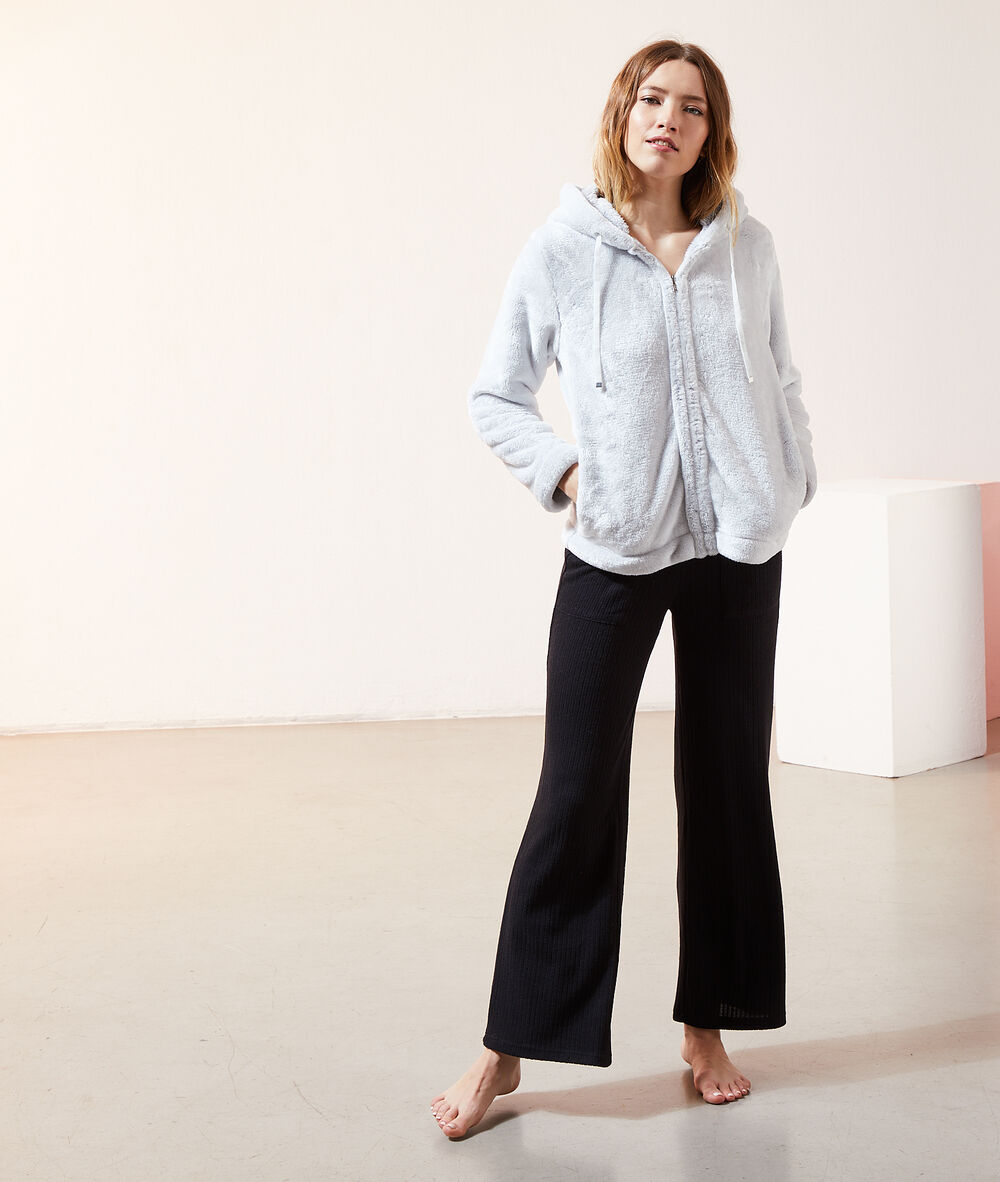 Veste homewear gris.