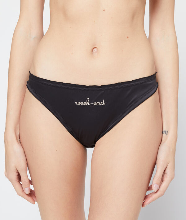 Culotte satinée "Week-end" Culotte satinée "Week-end";${refinementColor}