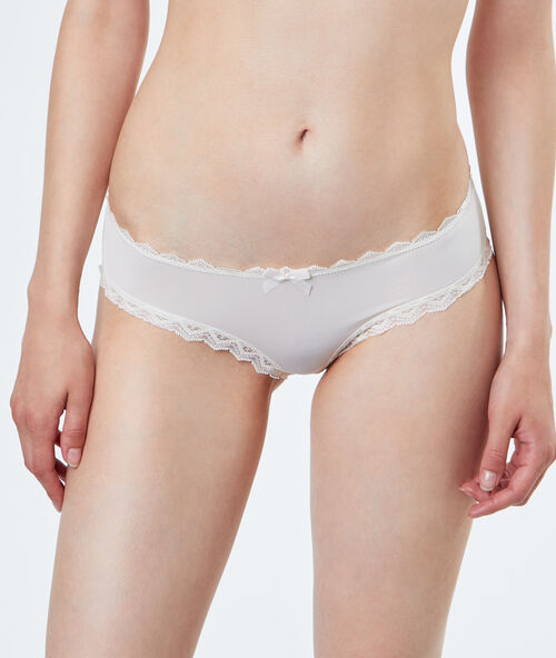 Hipster microfibre ecru.