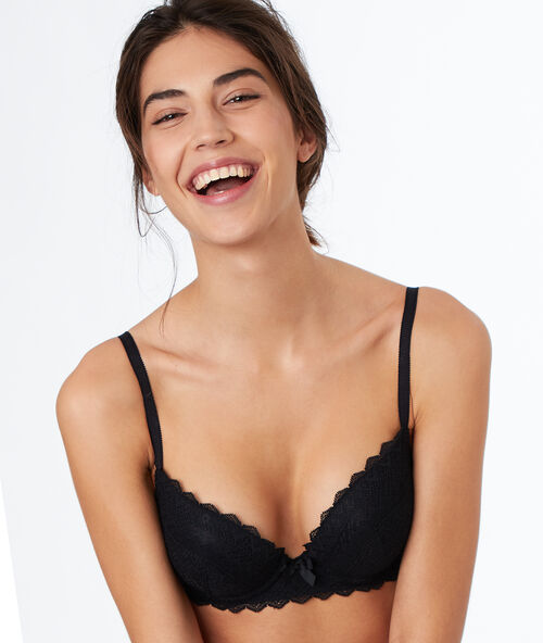 Soutien-gorge n&deg;1 - push-up  noir.