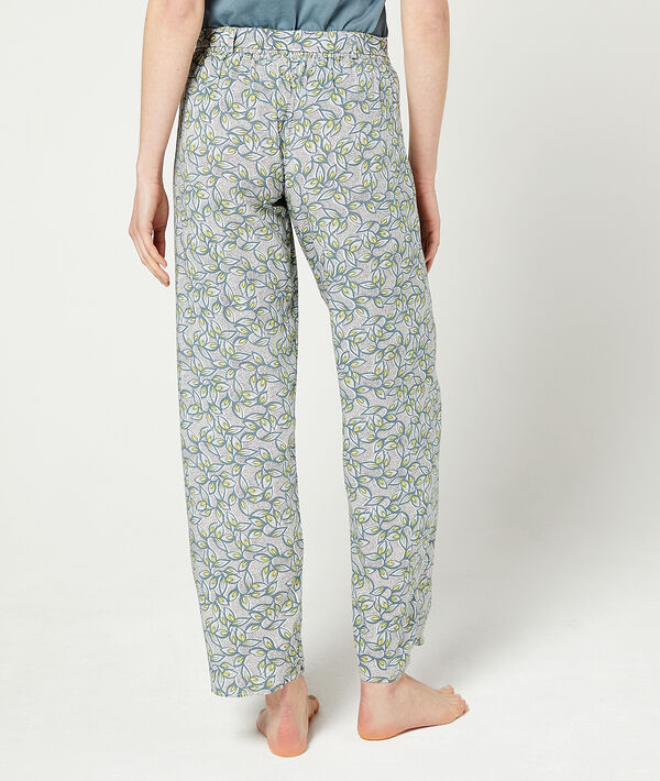Broek met bladdessin Broek met bladdessin;${refinementColor}