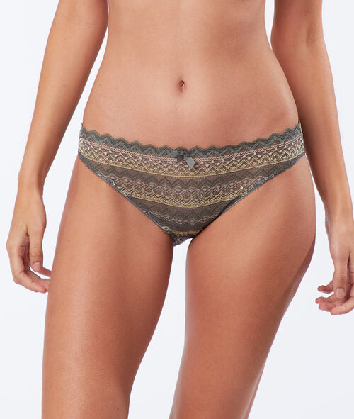 Culotte en dentelle géométrique Culotte en dentelle géométrique