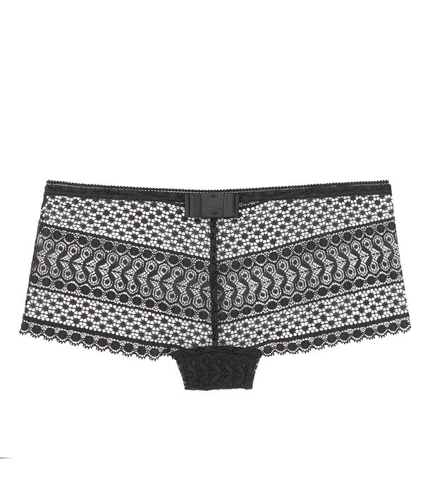 Shorty en dentelle graphique Shorty en dentelle graphique;${refinementColor}