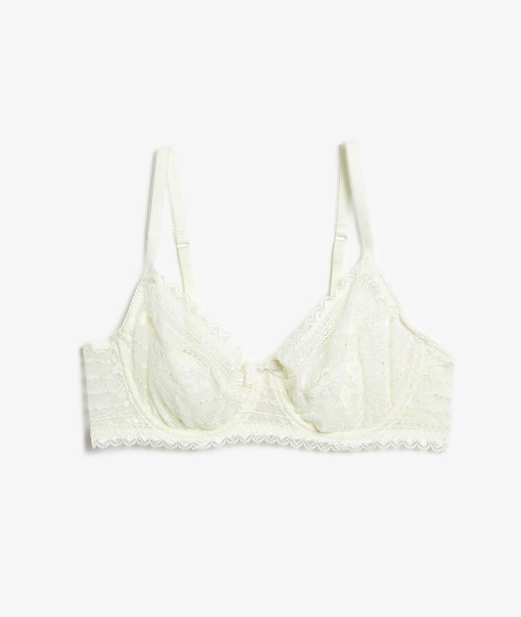 Soutien-gorge corbeille ecru.