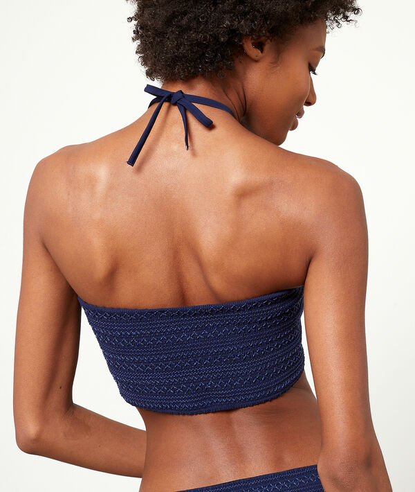 Haut de maillot de bain bandeau, brodé Haut de maillot de bain bandeau, brodé;${refinementColor}