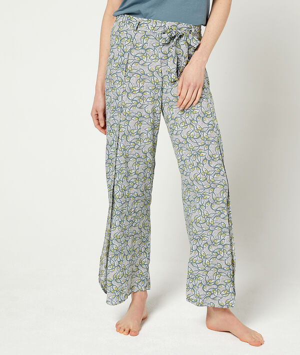 Broek met bladdessin Broek met bladdessin;${refinementColor}