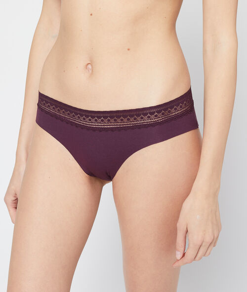 Shorty in katoen bosbes.