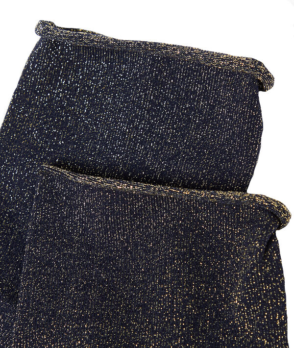 Chaussettes courtes à fils métallisés Chaussettes courtes à fils métallisés;${refinementColor}