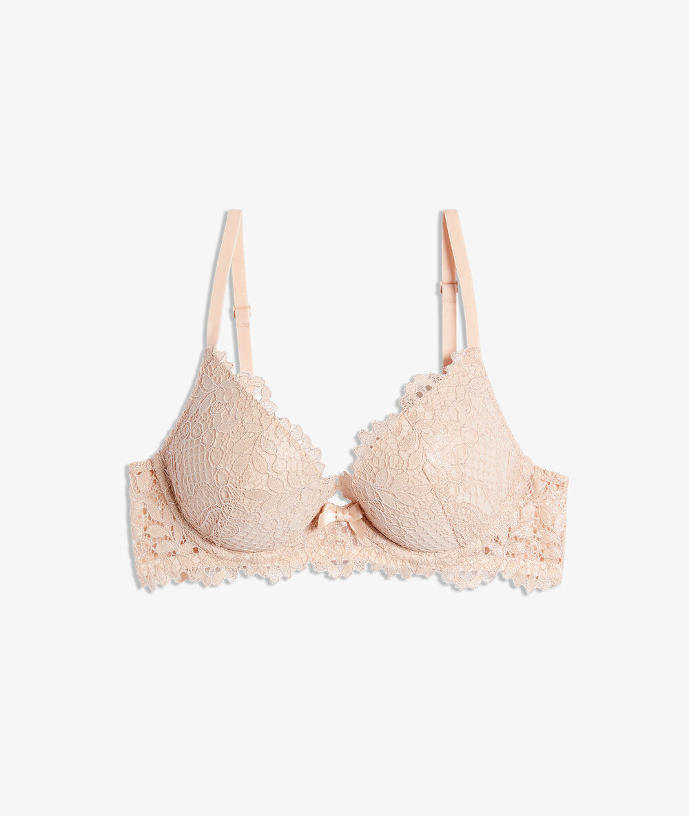 Soutien-gorge n°2 - push-up plongeant blush.