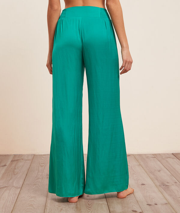Pantalon de pyjama satiné Pantalon de pyjama satiné;${refinementColor}