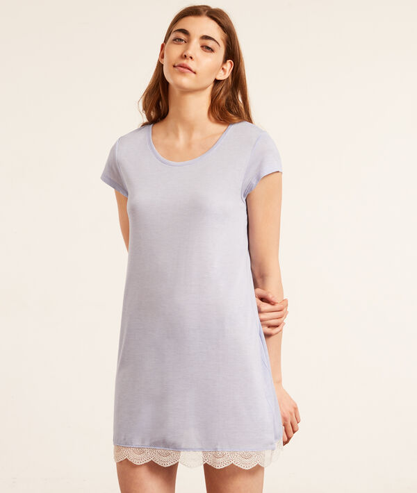 Chemise de nuit bas dentelle Chemise de nuit bas dentelle;${refinementColor}