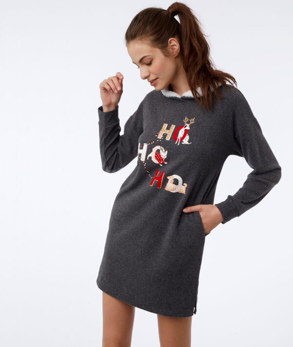 Robe sweat à capuche Robe sweat à capuche