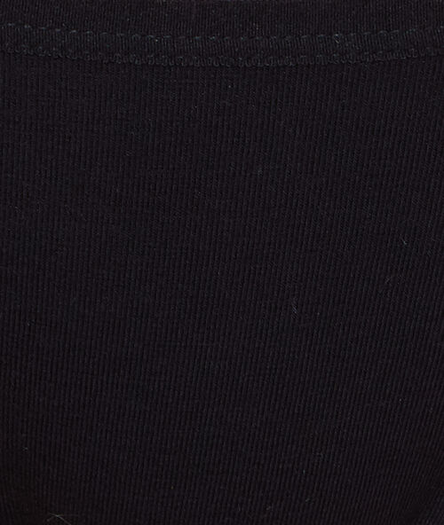 Culotte en coton noir.