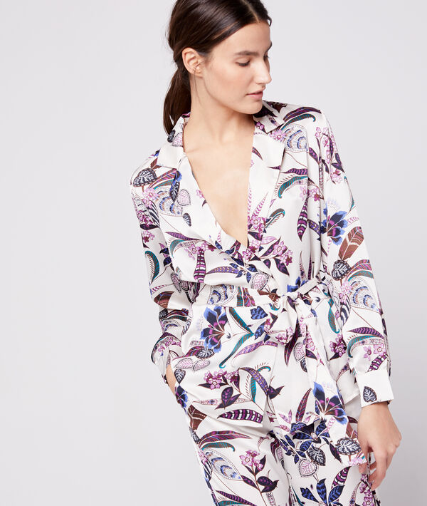 Chemise de pyjama ceinturée Chemise de pyjama ceinturée;${refinementColor}