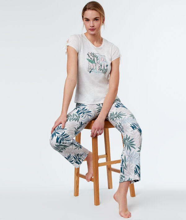 Pantalon met print Pantalon met print;${refinementColor}