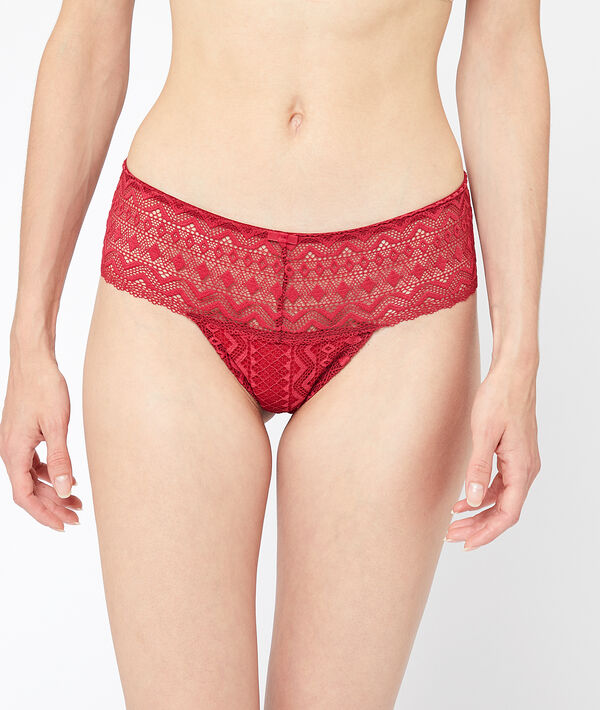 Tanga en dentelle graphique Tanga en dentelle graphique;${refinementColor}