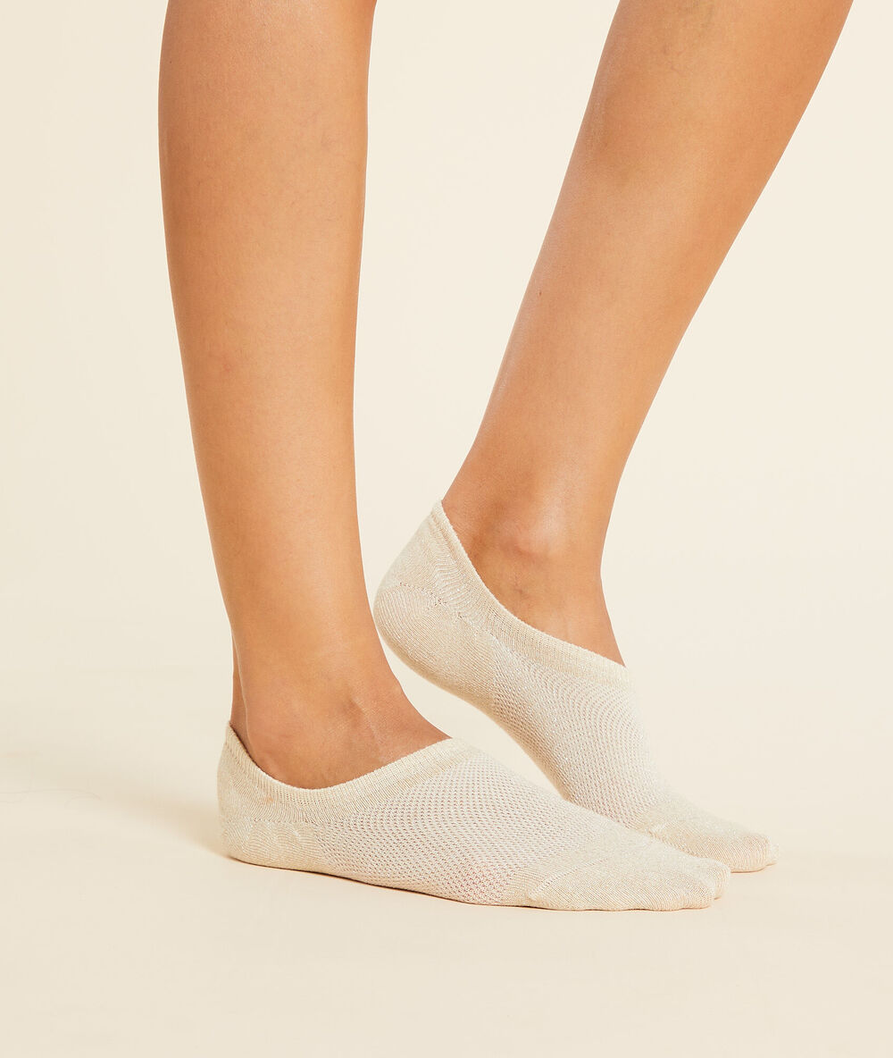 Lot de 2 paires de socquettes essentielles noir.