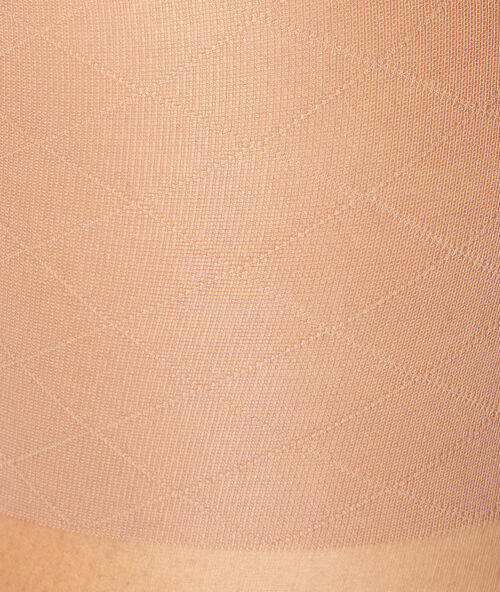 Panty voile modellerend, 5d dune.