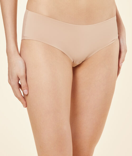 Shorty in microvezel beige.