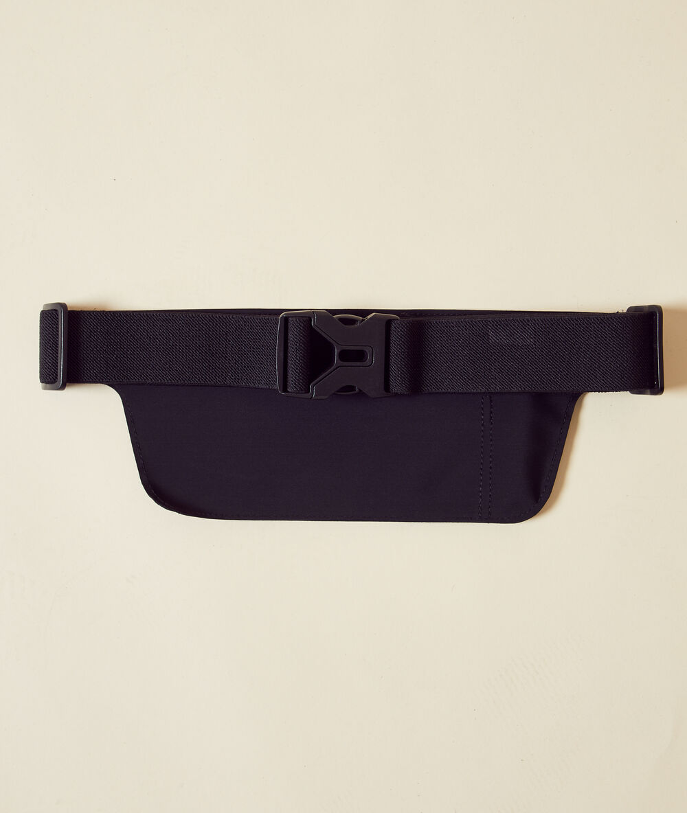 Sac banane de sport noir.