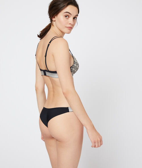 Soutien-gorge N°2 - Push-up plongeant, fibres métallisées Soutien-gorge N°2 - Push-up plongeant, fibres métallisées