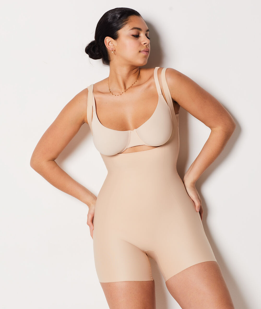 Combinette sculptante - maintien fort beige.