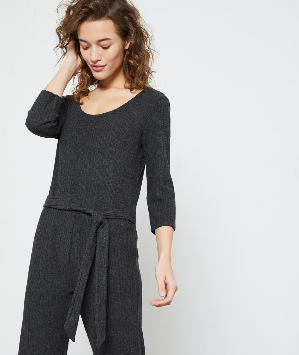 Combinaison loungewear anthracite.
