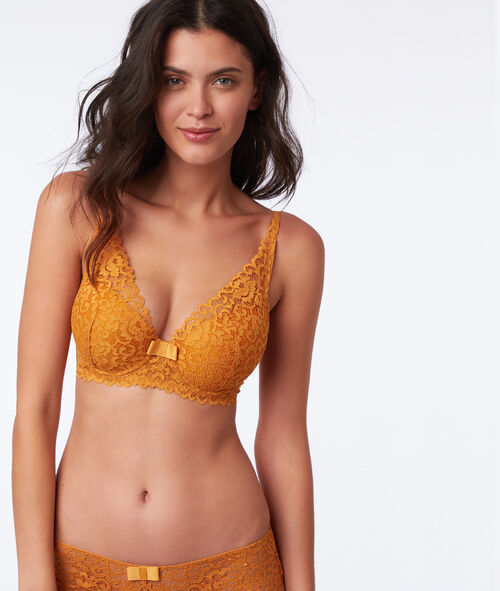 Soutien-gorge N°6 - Triangle naturel en dentelle Soutien-gorge N°6 - Triangle naturel en dentelle