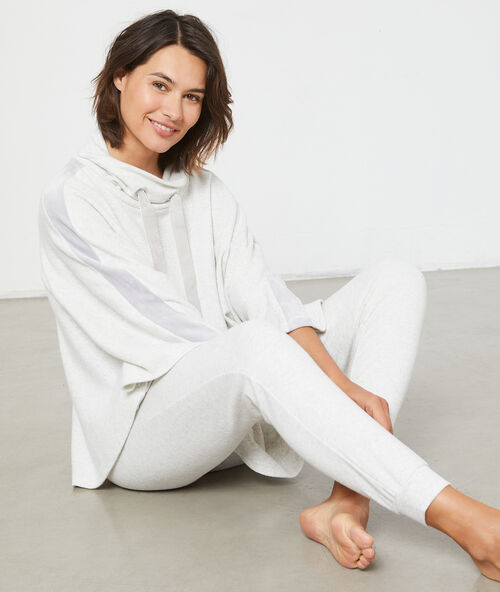 Pantalon homewear ecru.