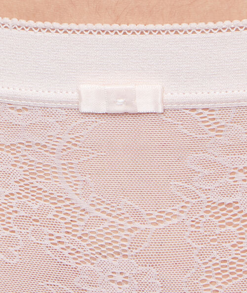 Shorty bi-materiaal blush.