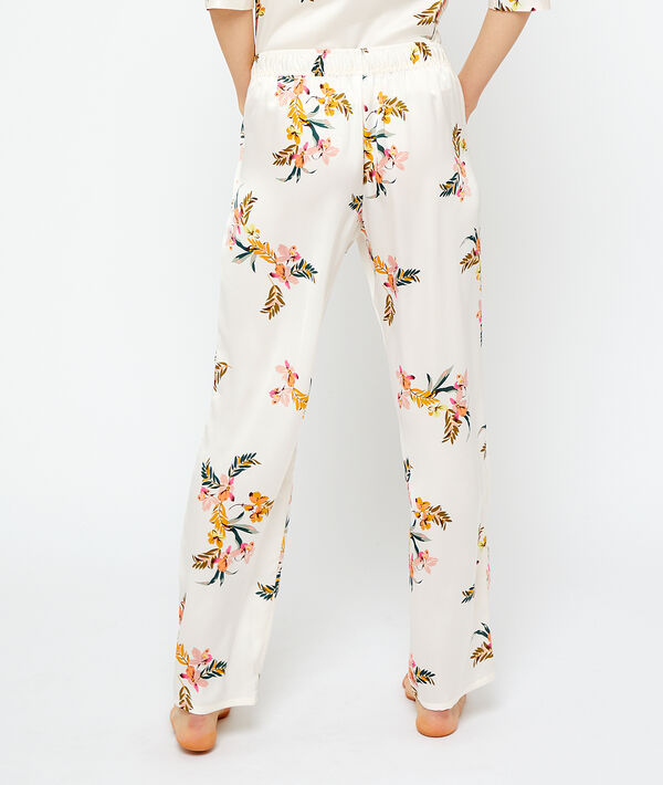 Broek met print in gerecycled polyester Broek met print in gerecycled polyester;${refinementColor}