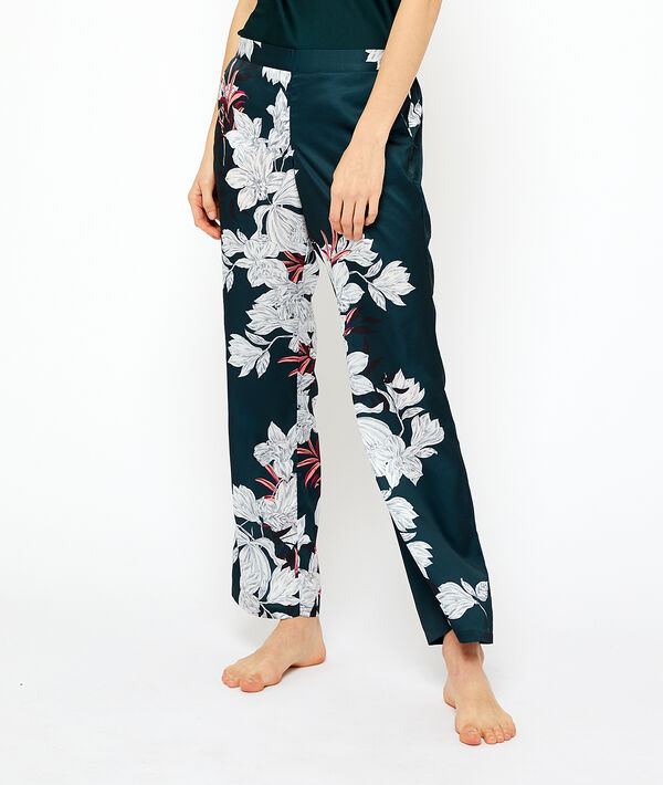 Pantalon de pyjama satiné Pantalon de pyjama satiné;${refinementColor}