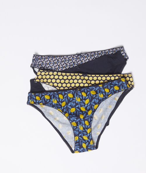 Lot de 4 culottes marine.