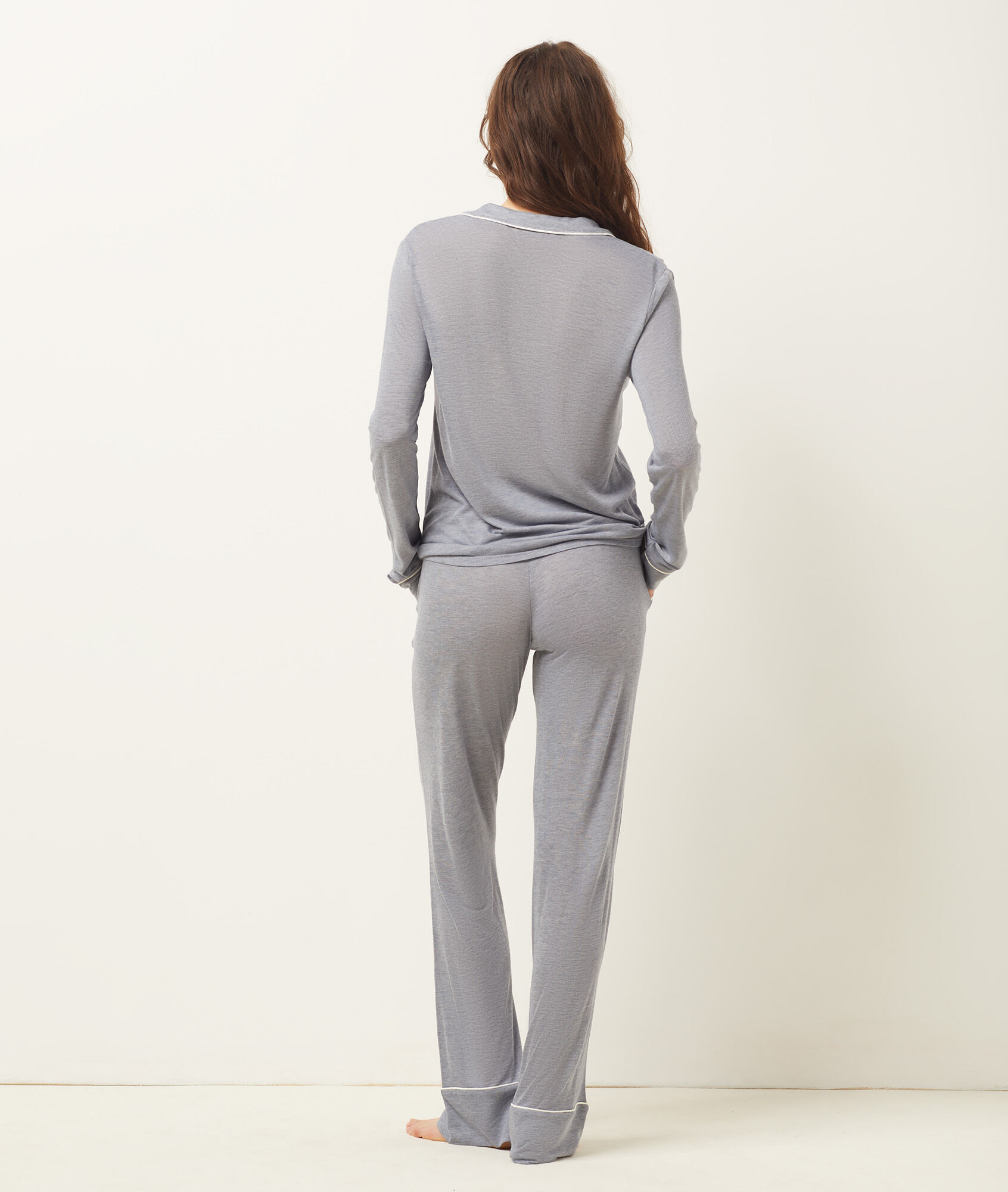 ▷ Saint Genies - Satijnen broek met wijde pijpen in roestkleur, deel van  combi-set-Oranje | 10% studentenkorting bij ASOS